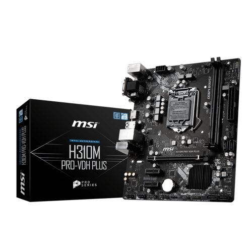 Материнская плата MSI H310M PRO-VDH PLUS (s1151-V2, Intel H310) (Восстановлено продавцом, 913656) купить в Украине | Telemart фото
