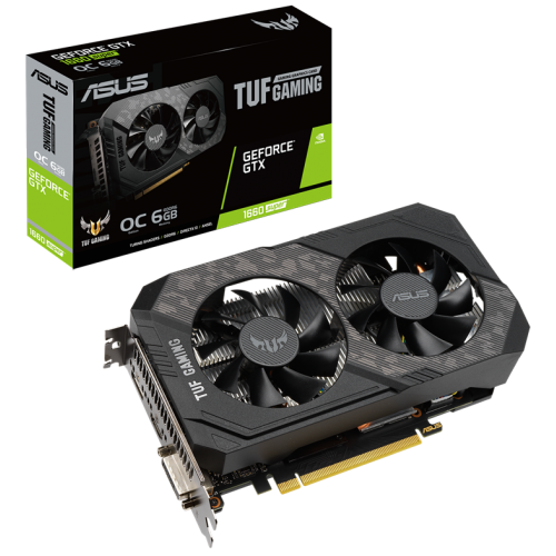 Видеокарта Asus TUF GeForce GTX 1660 SUPER OC 6144MB (TUF-GTX1660S-O6G-GAMING) (Восстановлено продавцом, 913708) купить в Украине | Telemart фото