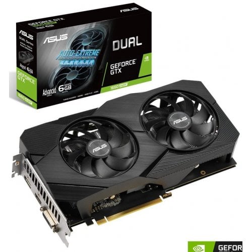 Видеокарта Asus GeForce GTX 1660 SUPER Dual Evo Advanced Edition 6144MB (DUAL-GTX1660S-A6G-EVO) (Восстановлено продавцом, 913711) купить в Украине | Telemart фото