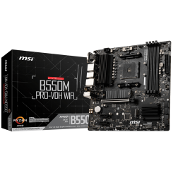 Уценка материнская плата MSI B550M PRO-VDH WIFI (sAM4, AMD B550) (Вскрытая упаковка, 913715)