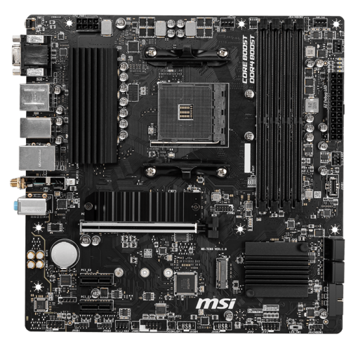 Уценка материнская плата MSI B550M PRO-VDH WIFI (sAM4, AMD B550) (Вскрытая упаковка, 913715) купить в Украине | Telemart фото
