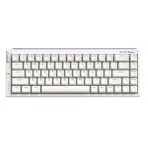 Уцінка клавіатура MCHOSE Ace 68 Turbo RGB Gateron Magnetic Jade Pro Switch (HW-ACE68TURBO-11) Nova White (Розкрита упаковка, 913740) купити в Україні | Telemart фото