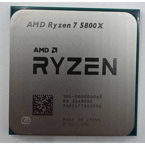 Процесор AMD Ryzen 7 5800X 3.8(4.7)GHz 32MB sAM4 Box (100-100000063WOF) (Відновлено продавцем, 913878) купити в Україні | Telemart фото