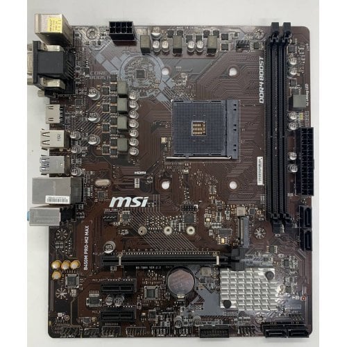 Материнская плата MSI B450M PRO-M2 MAX (sAM4, AMD B450) (Восстановлено продавцом, 913881) купить в Украине | Telemart фото