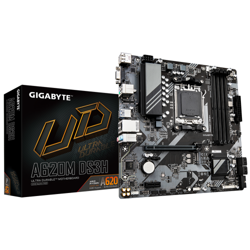 Уценка материнская плата Gigabyte A620M DS3H (sAM5, AMD A620) (Следы использования, 913894) купить в Украине | Telemart фото