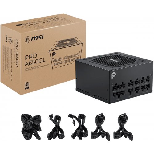Блок питания MSI PRO 650W (A650GL) купить в Украине | Telemart фото