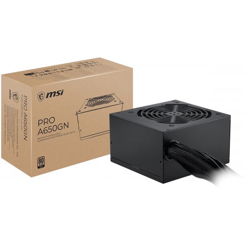Блок питания MSI PRO 650W (A650GN) купить в Украине | Telemart фото