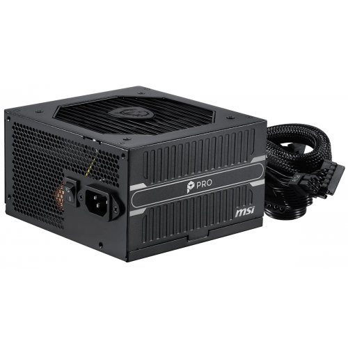 Блок питания MSI PRO 650W (A650BN) Black купить в Украине | Telemart фото