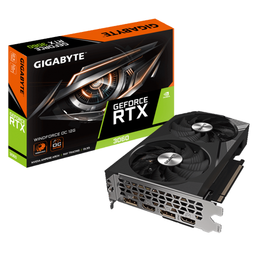 Відеокарта Gigabyte GeForce RTX 3060 WindForce OC 12228MB (GV-N3060WF2OC-12GD 2.0) (Відновлено продавцем, 913905) купити в Україні | Telemart фото