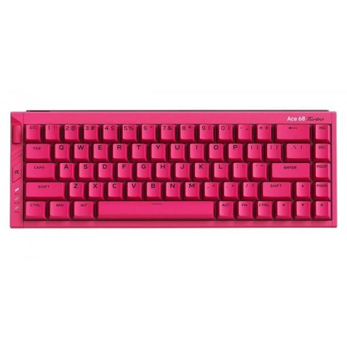 Уцінка клавіатура MCHOSE Ace 68 Turbo RGB Mount Tai Magnetic Switch GT (MC-ACE68TURBO-8) Berry Red (Пошкоджено пакування, 913908) купити в Україні | Telemart фото