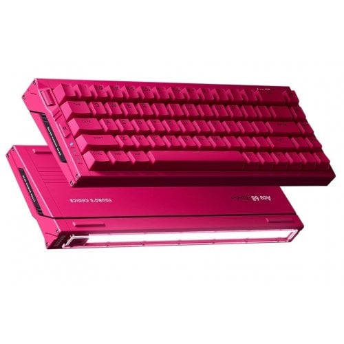 Уцінка клавіатура MCHOSE Ace 68 Turbo RGB Mount Tai Magnetic Switch GT (MC-ACE68TURBO-8) Berry Red (Пошкоджено пакування, 913908) купити в Україні | Telemart фото