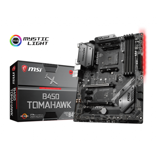 Материнская плата MSI B450 TOMAHAWK (sAM4, AMD B450) (Восстановлено продавцом, 913983) купить в Украине | Telemart фото