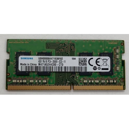 Озу Samsung SODIMM DDR4 4GB 2666Mhz (M471A5244CB0-CTD) (Восстановлено продавцом, 914002) купить в Украине | Telemart фото