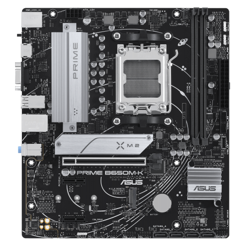 Уценка материнская плата Asus PRIME B650M-K (sAM5, AMD B650) (Вскрытая упаковка, 914014) купить в Украине | Telemart фото