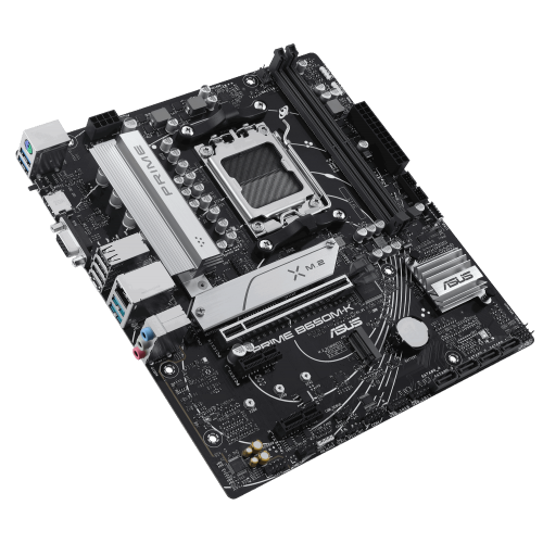 Уценка материнская плата Asus PRIME B650M-K (sAM5, AMD B650) (Вскрытая упаковка, 914014) купить в Украине | Telemart фото