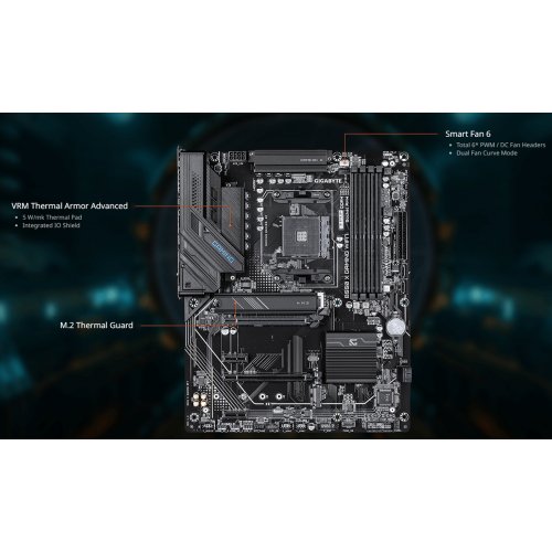 Материнская плата Gigabyte B550 X GAMING WIFI7 (sAM4, AMD B550) купить в Украине | Telemart фото