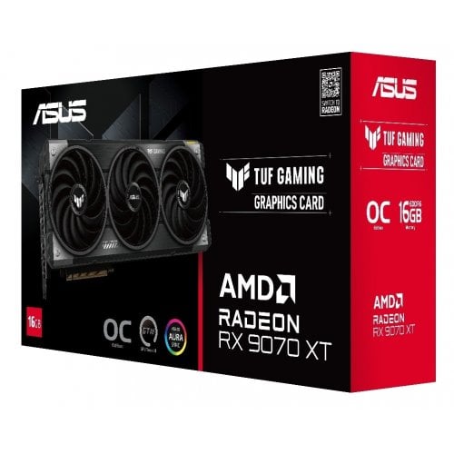 Уценка видеокарта Asus TUF Radeon RX 9070 XT Gaming OC 16384MB (TUF-RX9070XT-O16G-GAMING) (Вскрытая упаковка, 914154) купить в Украине | Telemart фото