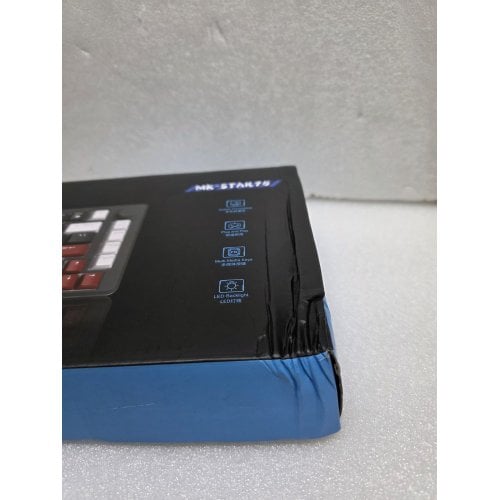 Уценка клавиатура MageGee MK-Star 75 Brown Switch (6971969727953-UA) Black/White/Blue (Повреждена упаковка, 914156) купить в Украине | Telemart фото