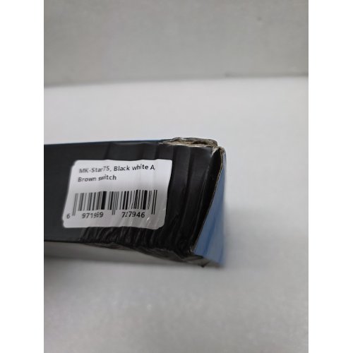 Уценка клавиатура MageGee MK-Star 75 Brown Switch (6971969727953-UA) Black/White/Blue (Повреждена упаковка, 914156) купить в Украине | Telemart фото