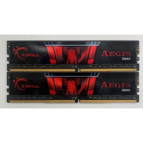 Озу G.Skill DDR4 32GB (2x16GB) 3200Mhz Aegis (F4-3200C16D-32GIS) (Восстановлено продавцом, 914159) купить в Украине | Telemart фото