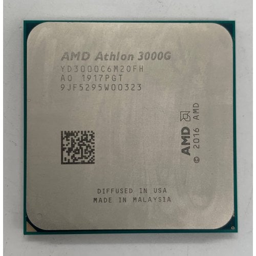 Процессор AMD Athlon 3000G 3.5GHz 4MB sAM4 Tray (YD3000C6M2OFH) (Восстановлено продавцом, 914162) купить в Украине | Telemart фото