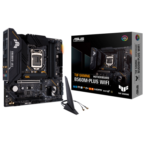 Материнська плата Asus TUF GAMING B560M-PLUS (WI-FI) (s1200, Intel B560) (Відновлено продавцем, 914189) купити в Україні | Telemart фото