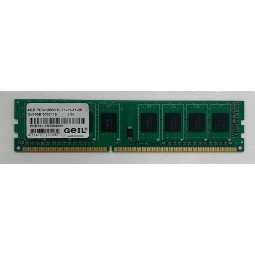 Озу Geil DDR3 4GB 1600Mhz (GN34GB1600C11S) (Восстановлено продавцом, 914222) купить в Украине | Telemart фото