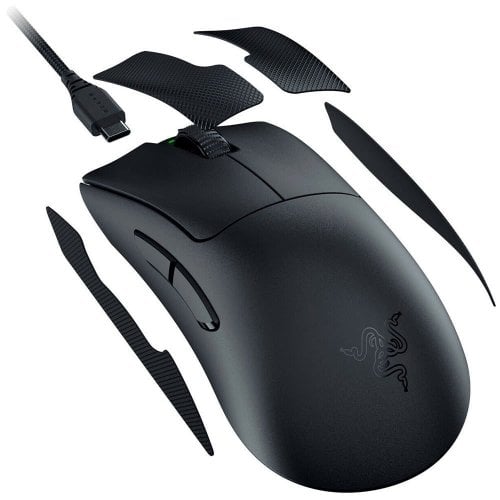 Уценка мышка Razer DeathAdder V3 Pro Wireless (RZ01-04630100-R3G1) Black (Вскрытая упаковка, 914242) купить в Украине | Telemart фото