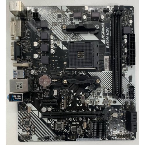 Материнська плата AsRock B450M-HDV R4.0 (sAM4, AMD B450) (Відновлено продавцем, 914268) купити в Україні | Telemart фото