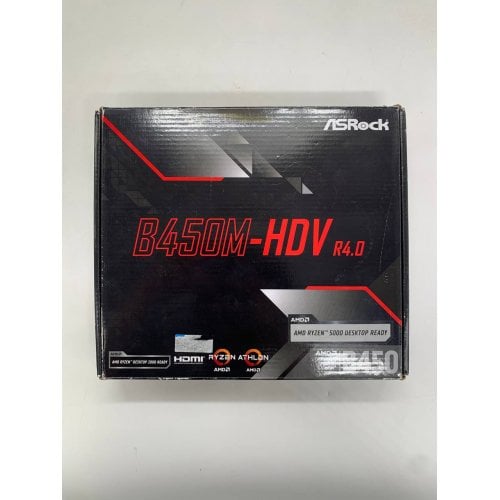 Материнська плата AsRock B450M-HDV R4.0 (sAM4, AMD B450) (Відновлено продавцем, 914268) купити в Україні | Telemart фото
