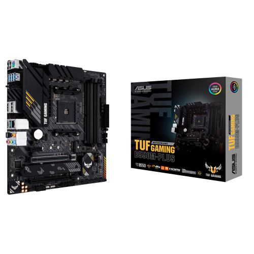 Уцінка материнська плата Asus TUF GAMING B550M-PLUS (sAM4, AMD B550) (Розкрита упаковка, 914282) купити в Україні | Telemart фото
