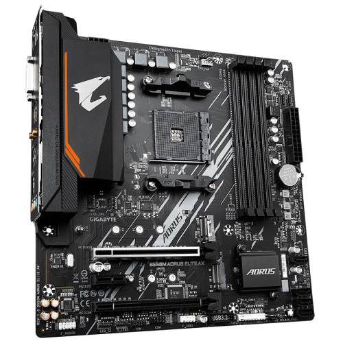 Уцінка материнська плата Gigabyte B550M AORUS ELITE AX (sAM4, AMD B550) (Розкрита упаковка, 914289) купити в Україні | Telemart фото