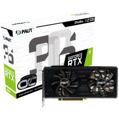 Відеокарта Palit GeForce RTX 3060 Dual OC 12288MB (NE63060T19K9-190AD) (Відновлено продавцем, 914393)