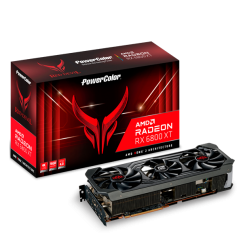 Видеокарта PowerColor Radeon RX 6800 XT Red Devil OC 16384MB (AXRX 6800XT 16GBD6-3DHE/OC) (Восстановлено продавцом, 914407)