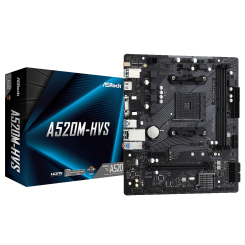 Материнская плата AsRock A520M-HVS (sAM4, AMD A520) (Восстановлено продавцом, 914453)