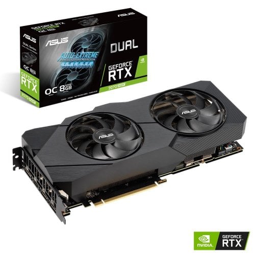Видеокарта Asus GeForce RTX 2070 SUPER Dual Evo OC 8192MB (DUAL-RTX2070S-O8G-EVO) (Восстановлено продавцом, 914460) купить в Украине | Telemart фото