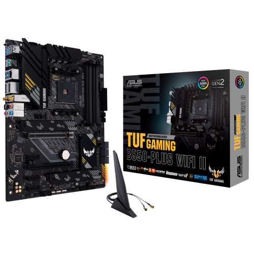 Материнская плата Asus TUF GAMING B550-PLUS II WIFI (sAM4, B550) (Восстановлено продавцом, 914573) купить в Украине | Telemart фото