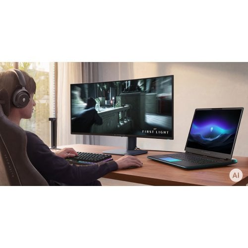 Монітор Dell 34" Alienware AW3426DW (210-BWFN) Black купити в Україні | Telemart фото