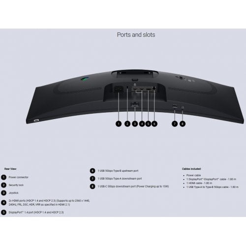 Монитор Dell 31.5" Alienware AW3226DM (210-BWQD) Black купить в Украине | Telemart фото