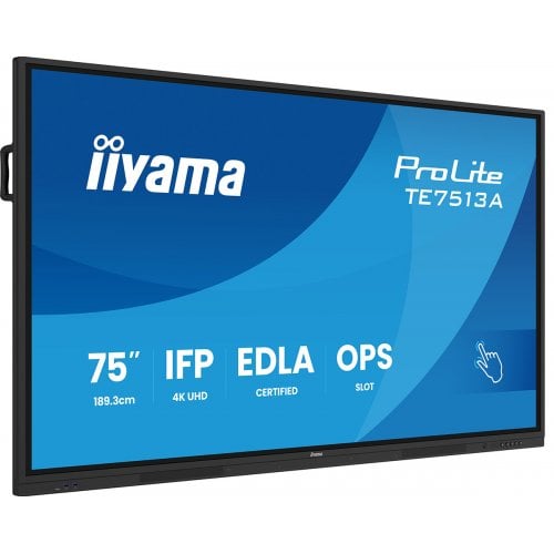 Інформаційна панель Iiyama 75" ProLite TE7513A-B3AG Black купити в Україні | Telemart фото