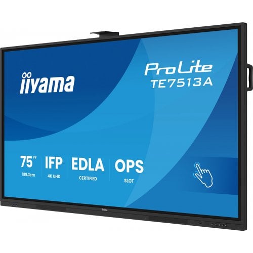 Інформаційна панель Iiyama 75" ProLite TE7513A-B3AG Black купити в Україні | Telemart фото