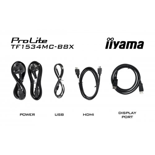 Монітор Iiyama 15" ProLite TF1534MC-B8X Black купити в Україні | Telemart фото
