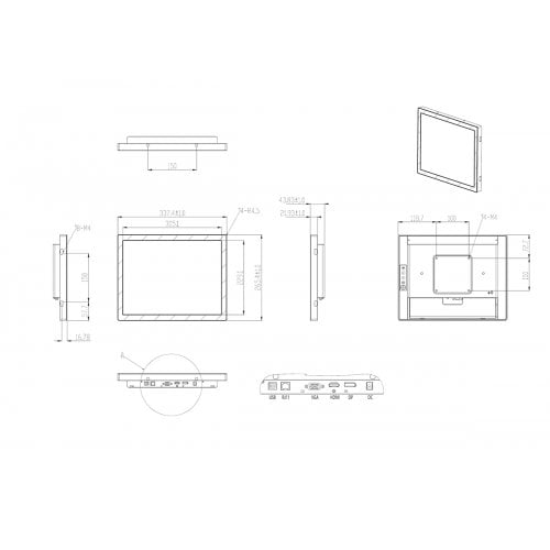 Монітор Iiyama 15" ProLite TF1534MC-B8X Black купити в Україні | Telemart фото