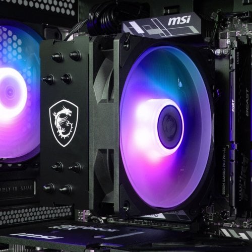 Компьютер Dragon Lucky Shadow Powered_by MSI (RTX 5060TI16GB+R7 5700) Black купить в Украине | Telemart фото