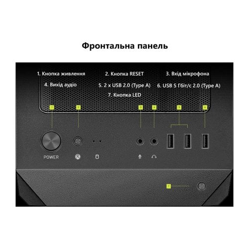 Компьютер Dragon Lucky Shadow Powered_by MSI (RTX 5070+R7 5700) Black купить в Украине | Telemart фото