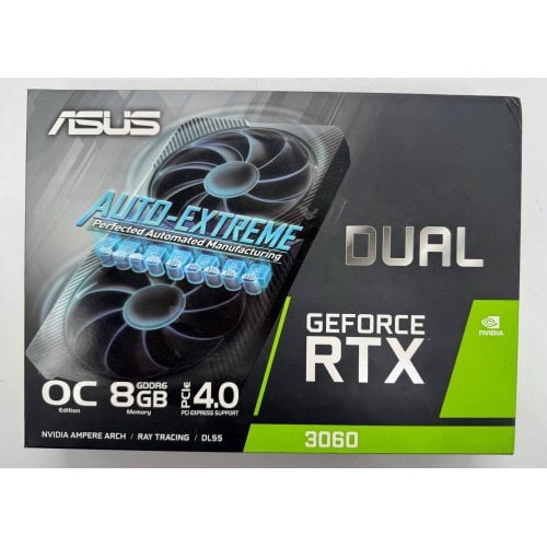 Відеокарта Asus GeForce RTX 3060 Dual OC 8192MB (DUAL-RTX3060-O8G) (Відновлено продавцем, 914758) купити в Україні | Telemart фото