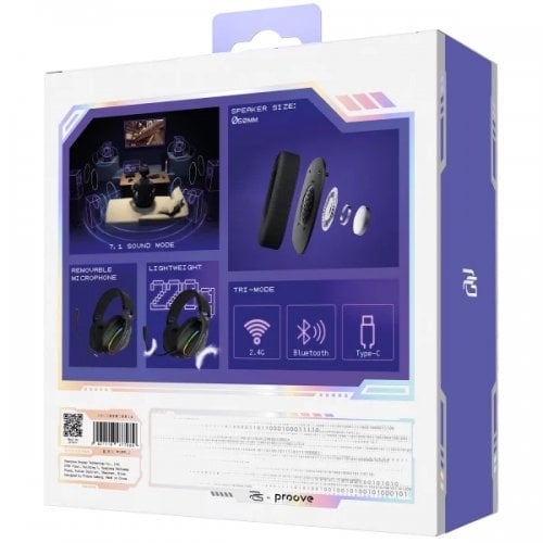 Наушники Proove Gaming Cosmo (WHCS00020016) Black/Purple купить в Украине | Telemart фото