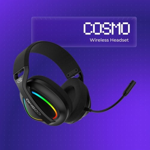Наушники Proove Gaming Cosmo (WHCS00020016) Black/Purple купить в Украине | Telemart фото