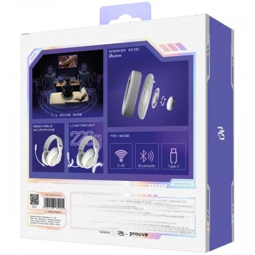 Навушники Proove Gaming Cosmo (WHCS00020017) White/Purple купити в Україні | Telemart фото