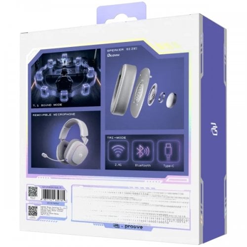 Навушники Proove Gaming Starlight (WHSR00020017) White/Purple купити в Україні | Telemart фото